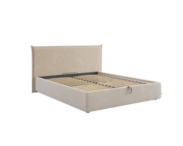 Кровать с подъемным механизмом Лада 160х200 см (графит (велюр))