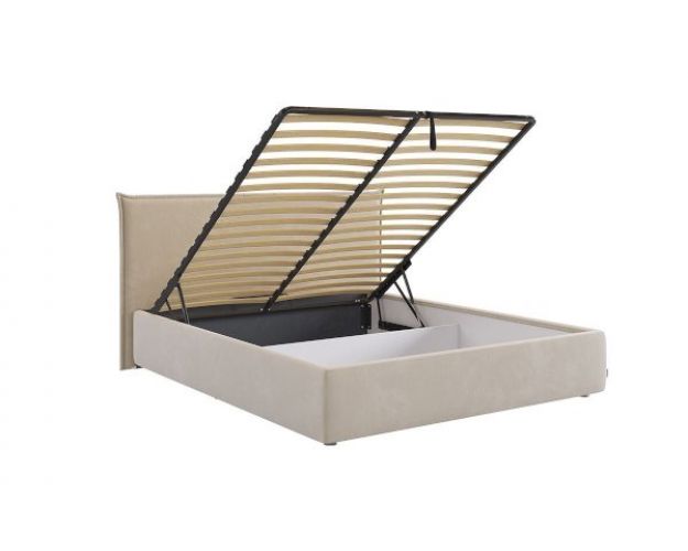 Кровать с подъемным механизмом Лада 160х200 см (графит (велюр))