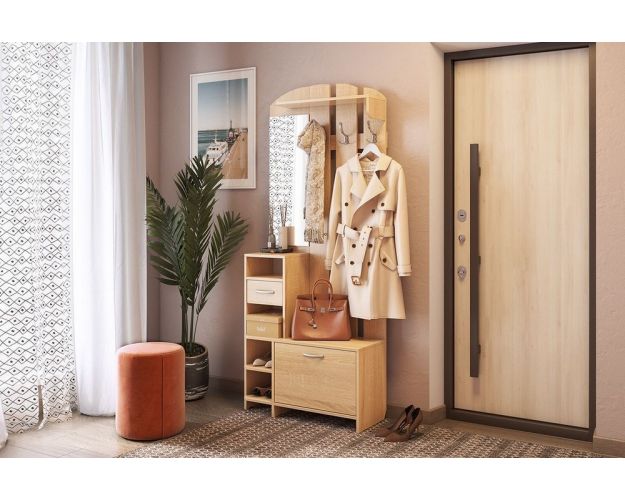 Пуф Рони 2 синий велюр