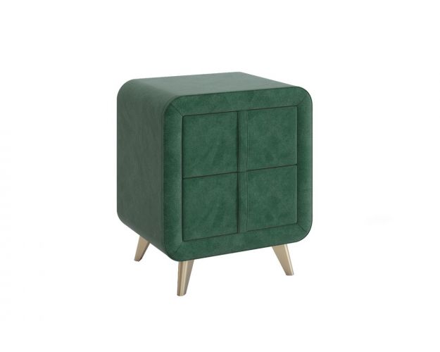 Тумба прикроватная Софи 2 малахит велюр