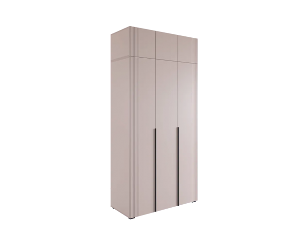 Шкаф трехдверный Катрин К3 кашемир / фрапучино матовый