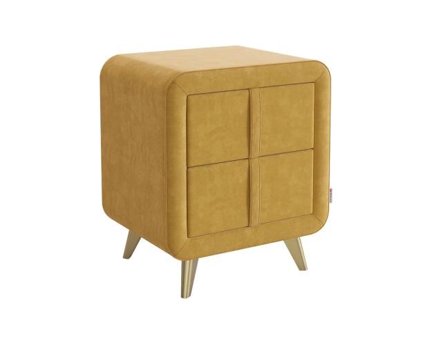 Тумба прикроватная Софи 2 медовый велюр