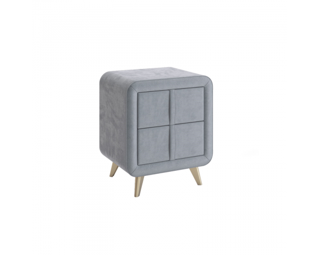 Тумба прикроватная Софи 2 оникс велюр