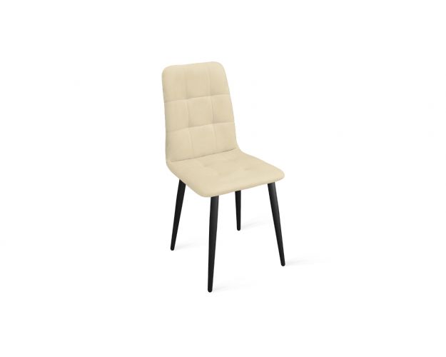 Стул «Аспен» К1С Черный муар/Велюр Confetti Cream