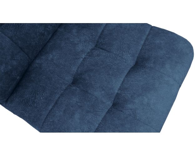 Стул «Аспен» К1С Черный муар/Микровелюр Wellmart Blue