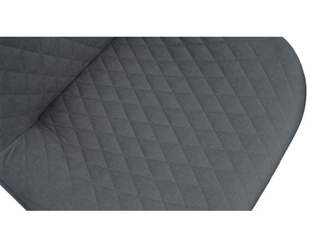 Стул «Оливер» К1С Черный муар/Микровелюр Jercy Graphite