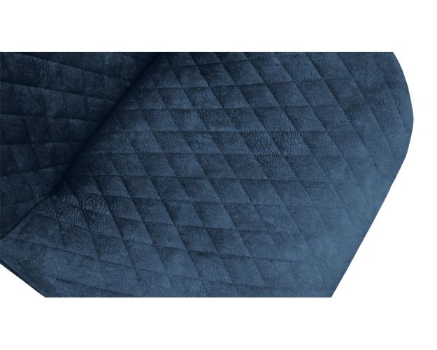 Стул «Оливер» К3 Черный/Микровелюр Wellmart Blue