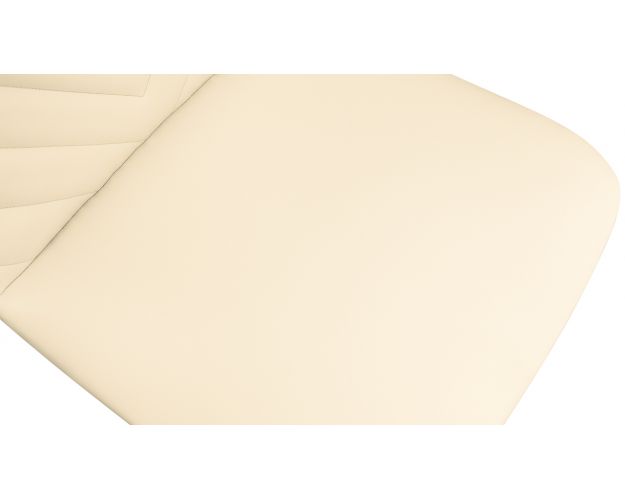 Стул «Шерри» К1С Черный муар/Кож зам Polo Cream